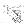 Stainless steel Y-filter | KP-4758